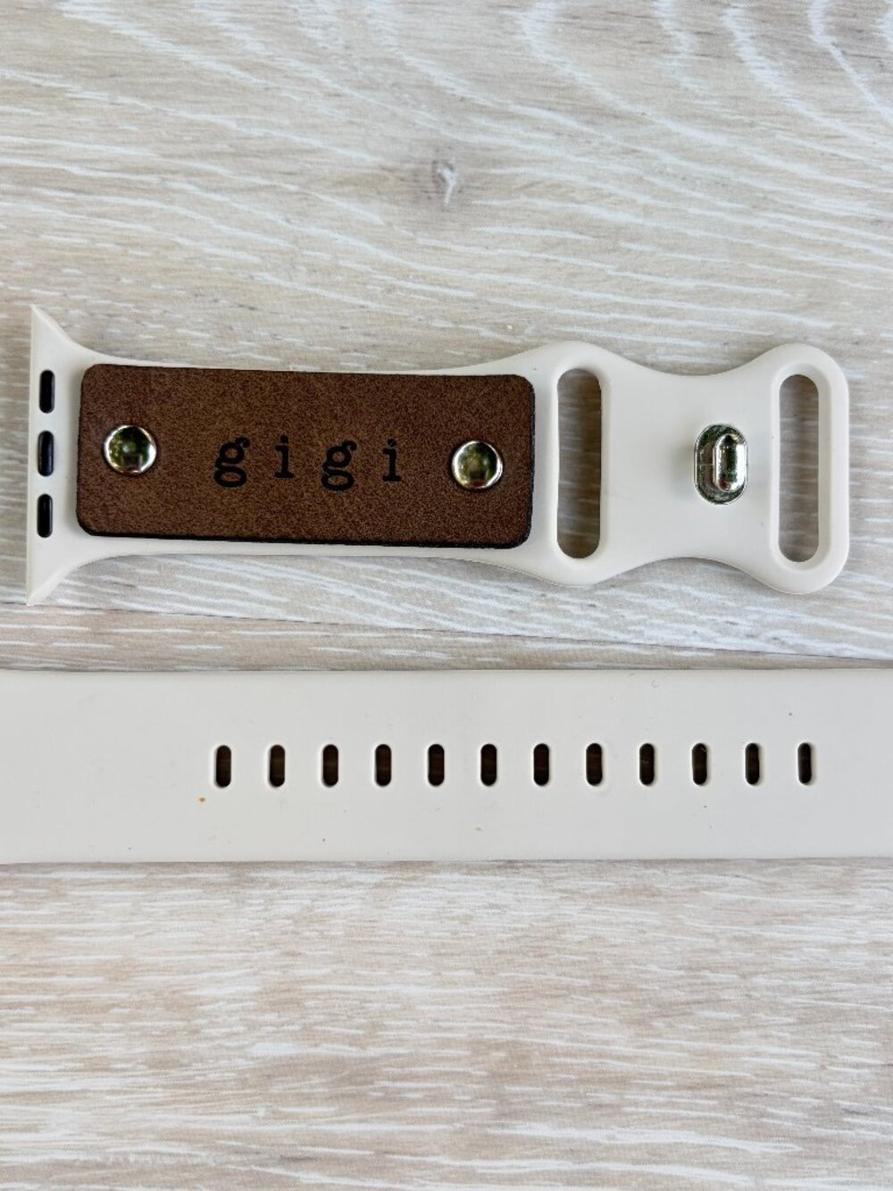 🩶 NEW Light Grey "Gigi" Smart Watch Band • 42/44/45/46/49mm